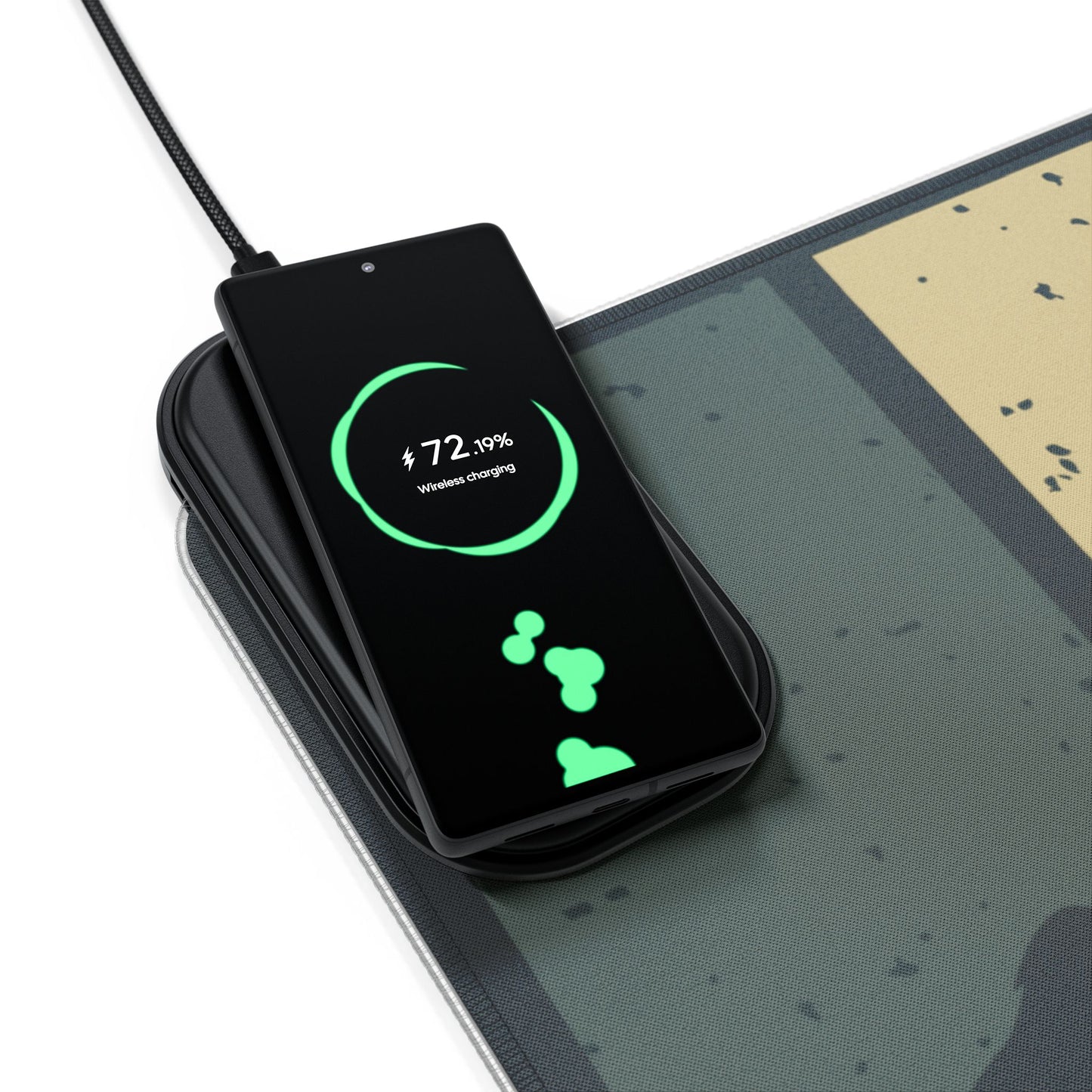 Bigfoot Roads - LED Gaming Mouse Pad, Wireless Charging