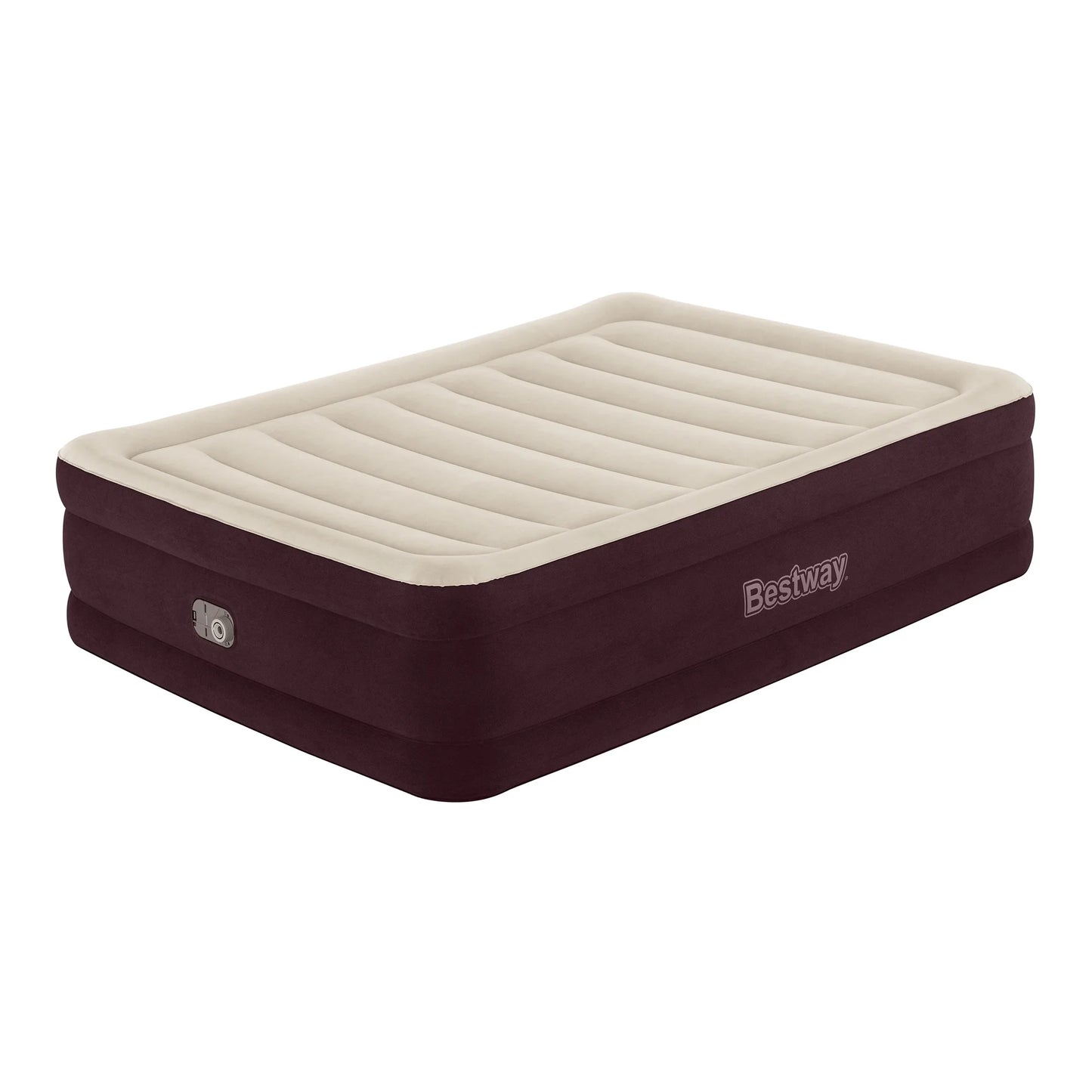 ® Maroon Tritech Airbed Twin 20" with Built-In AC Pump