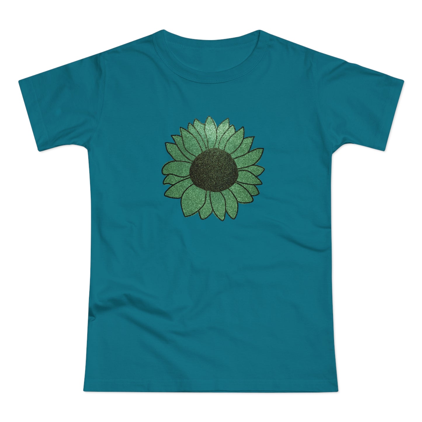 Green Flower Women's T-shirt