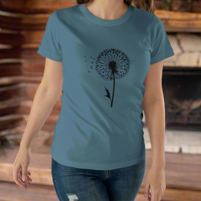 Dandelion Wishes T-shirt for Women