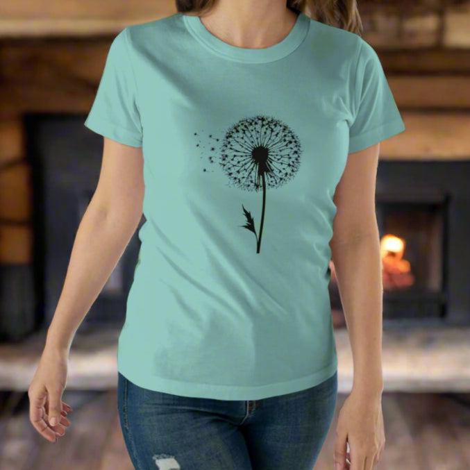 Dandelion Wishes T-shirt for Women