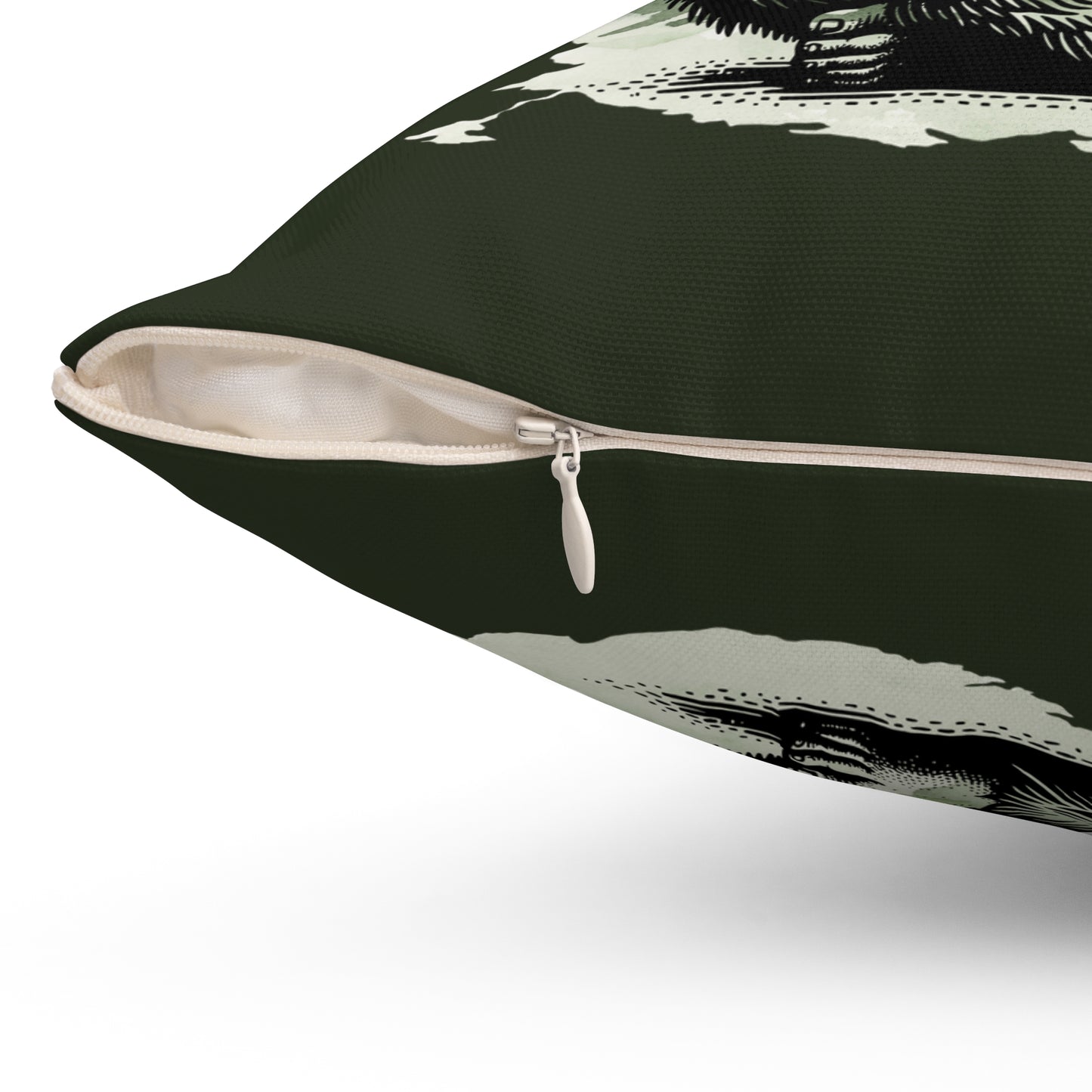 Bigfoot Zen Square Pillow