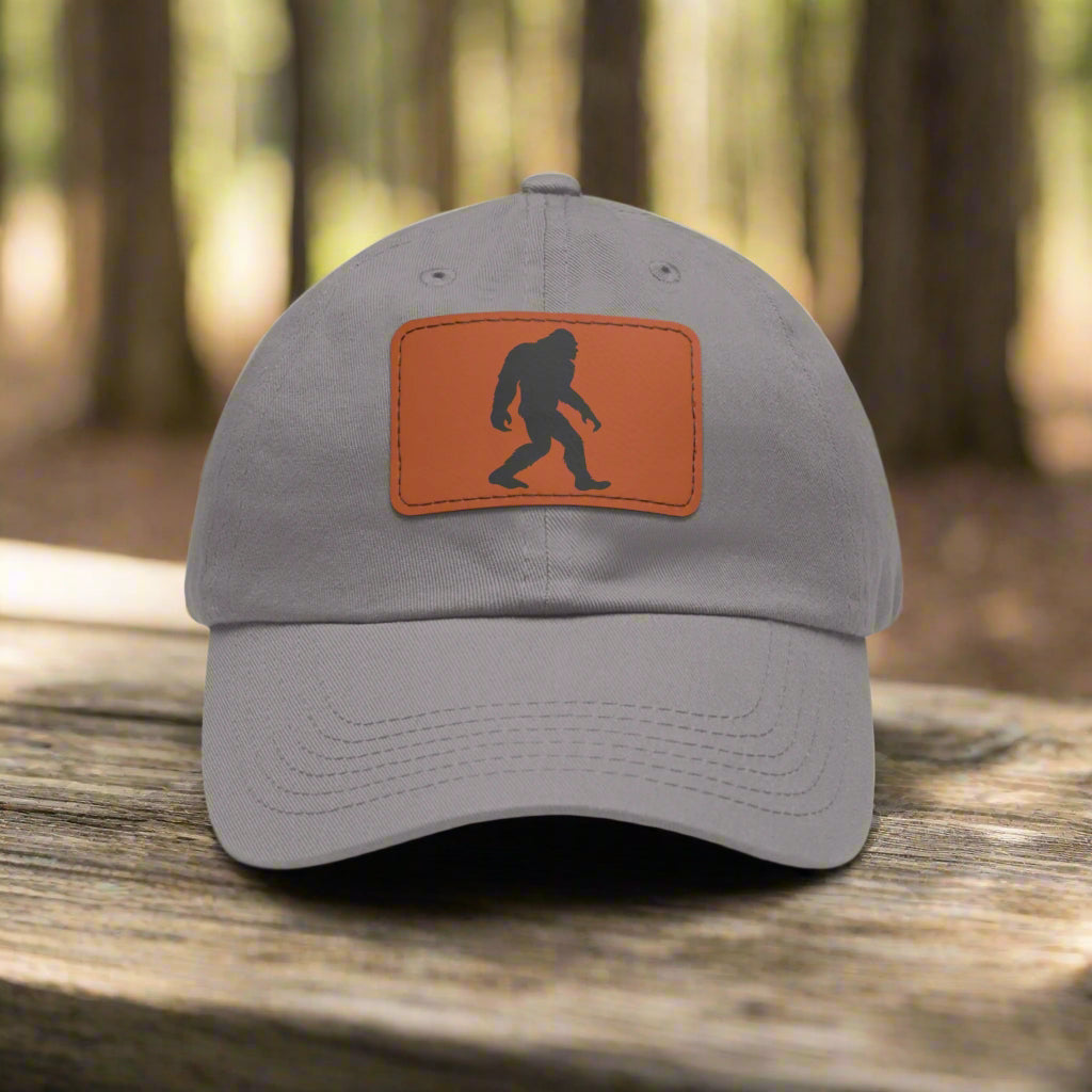 Bigfoot - Hat with Leather Rectangle Patch