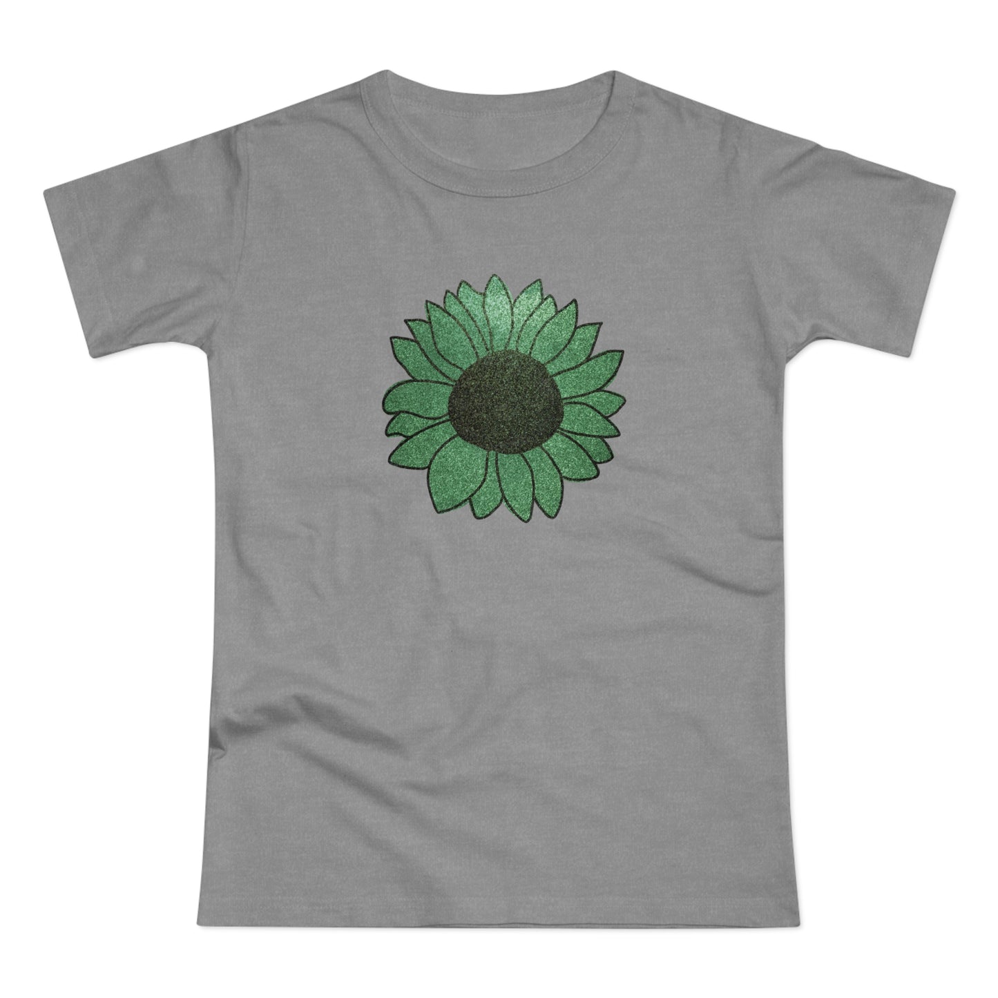 Green Flower Women's T-shirt