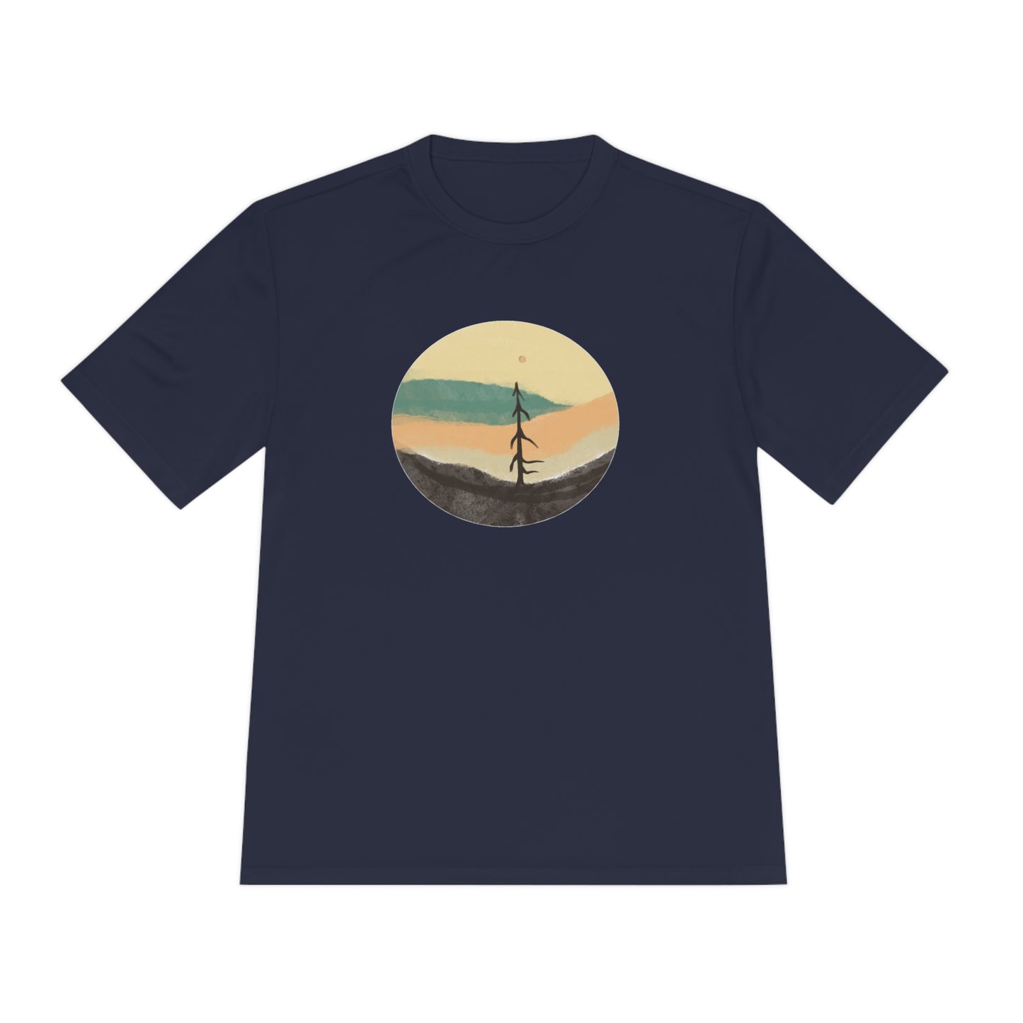 Lone Pine Sunset Unisex Moisture Wicking Tee