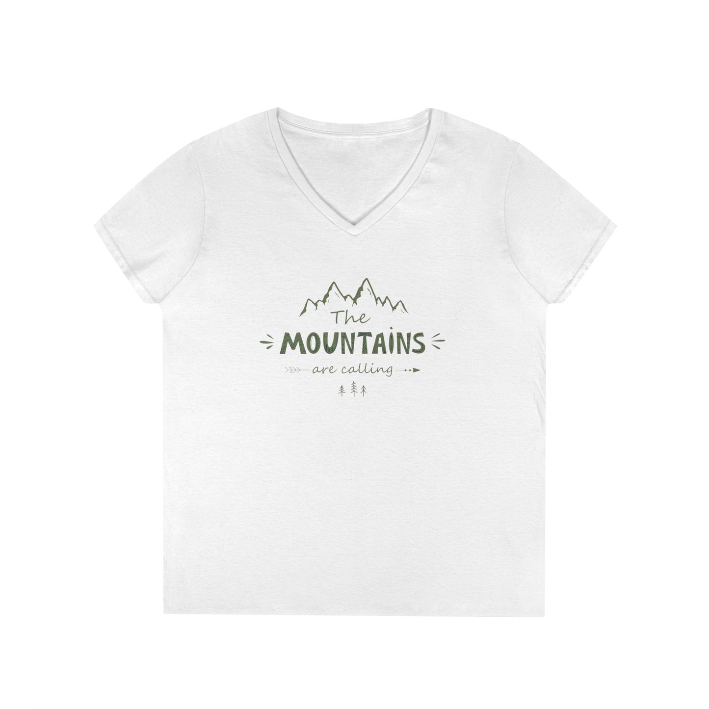 Mountains V-Neck T-Shirt