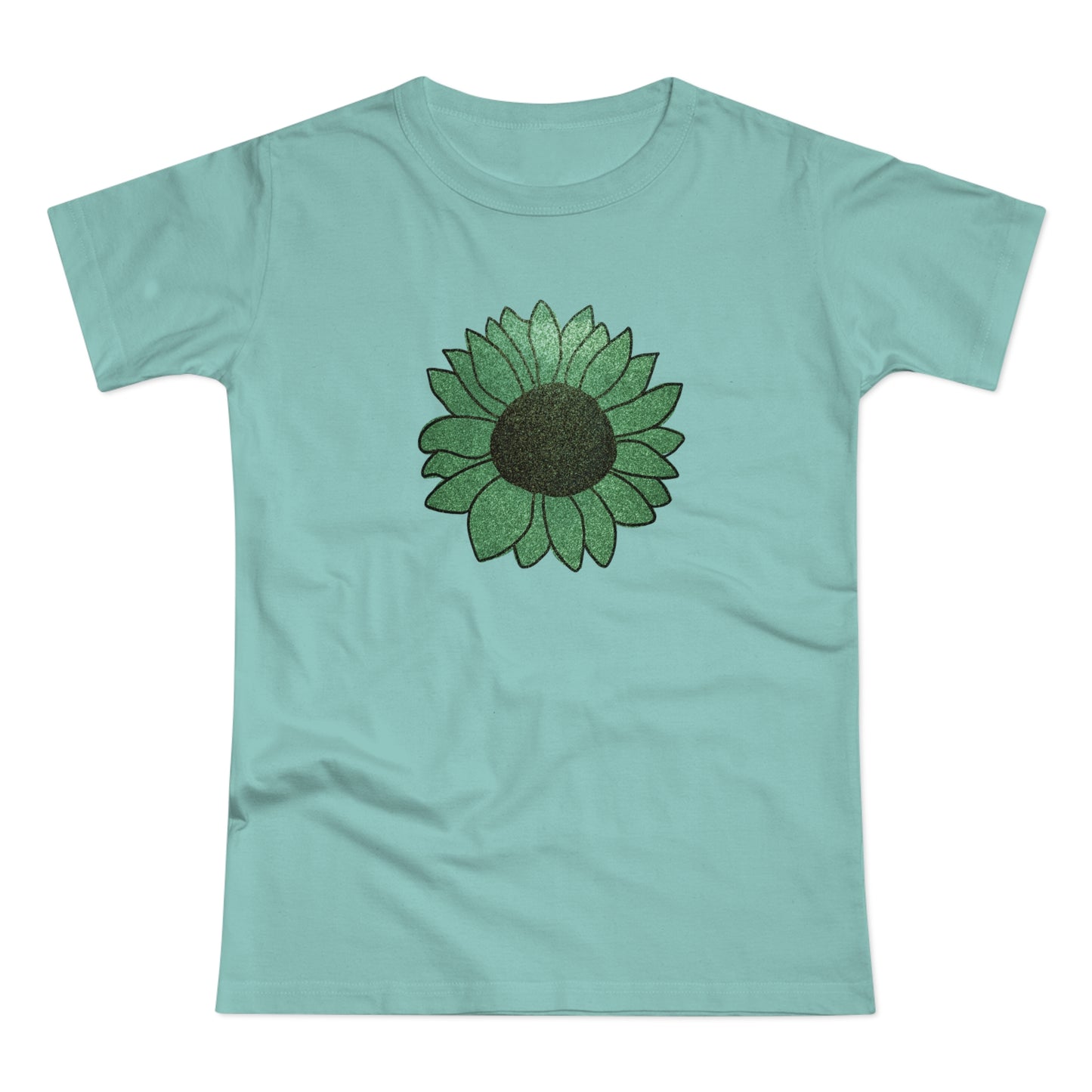 Green Flower Women's T-shirt