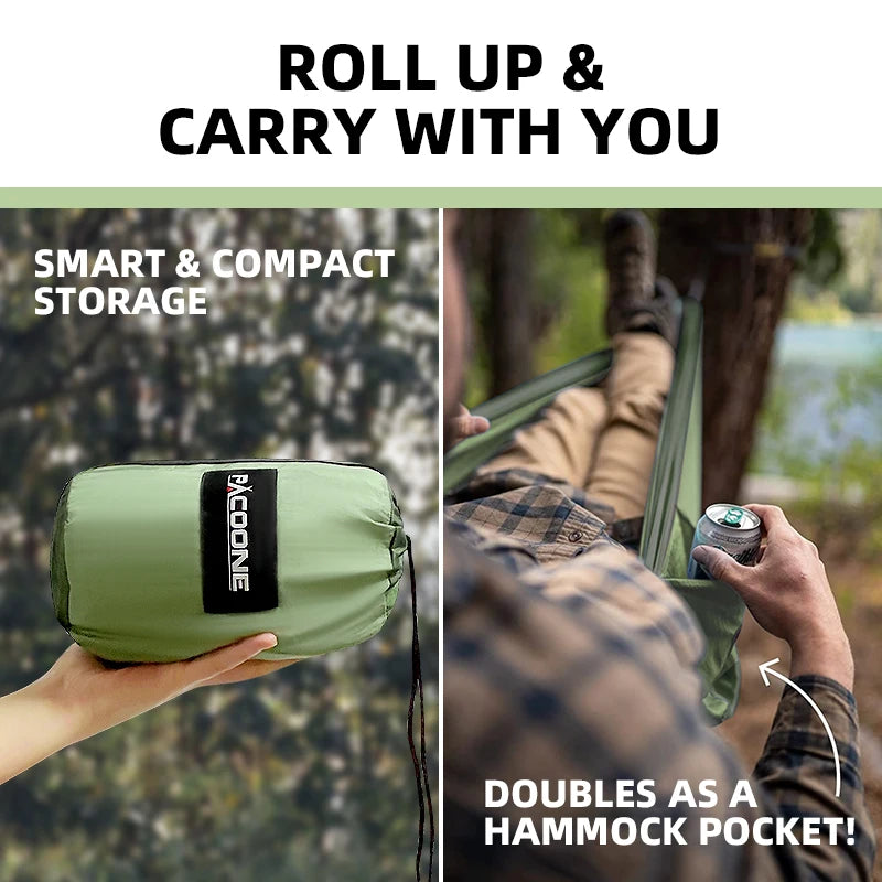 Outdoor Camping Hammock - Single or Double Hammock