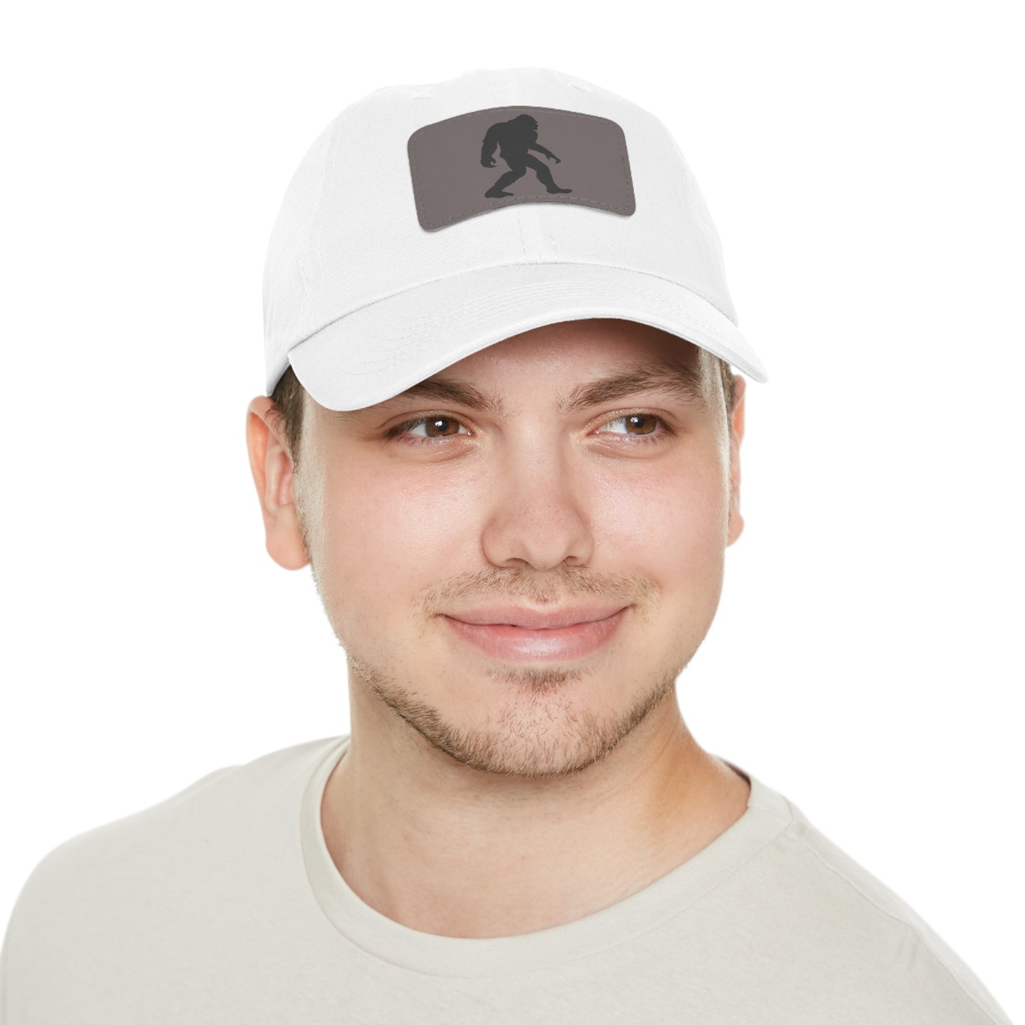 Bigfoot - Hat with Leather Rectangle Patch