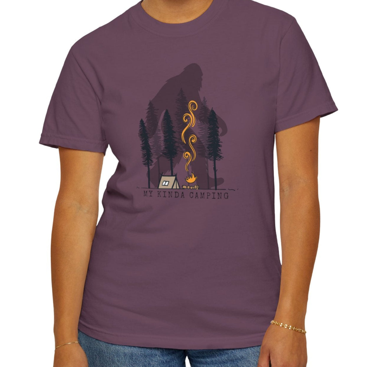 My Kinda Bigfoot Camping T-Shirt