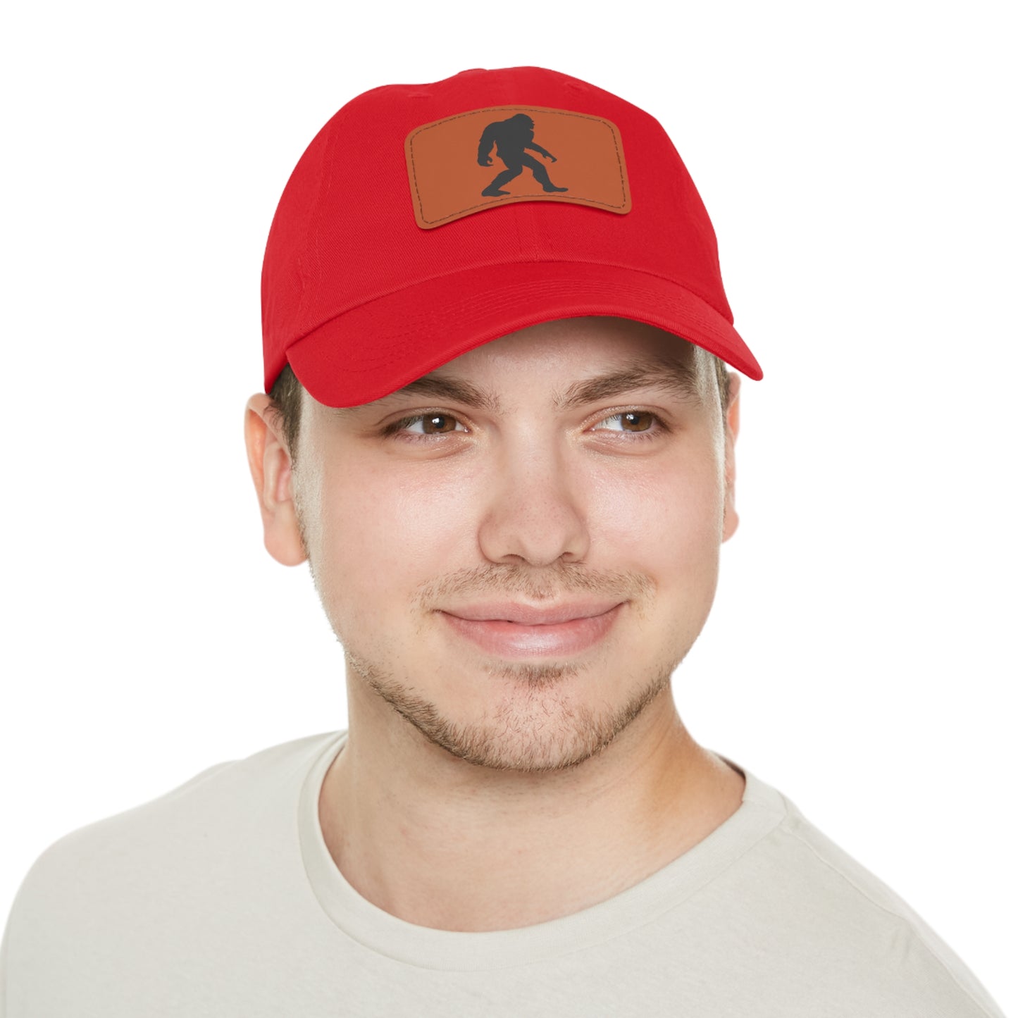 Bigfoot - Hat with Leather Rectangle Patch