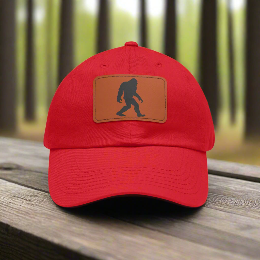 Bigfoot - Hat with Leather Rectangle Patch