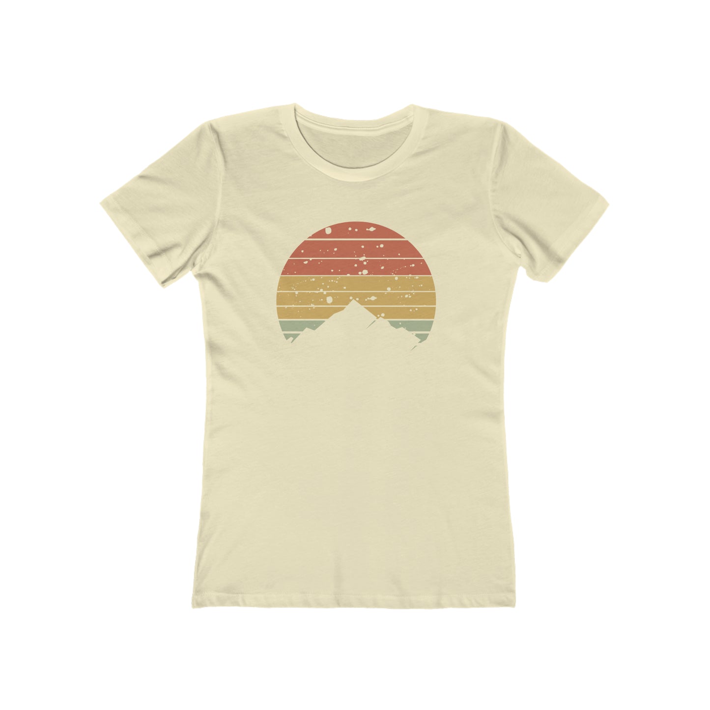 Mossy Mountain Sunset - The Boyfriend Tee for Women