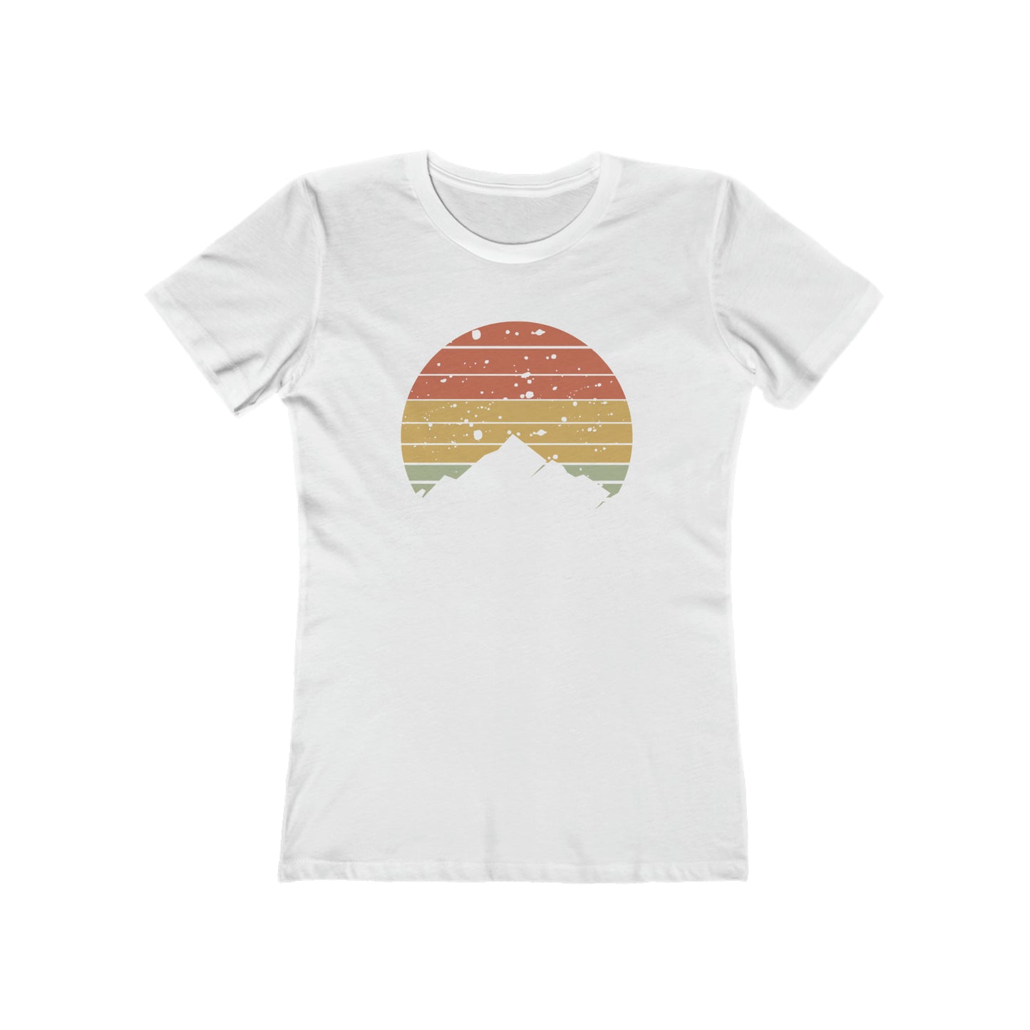 Mossy Mountain Sunset - The Boyfriend Tee for Women