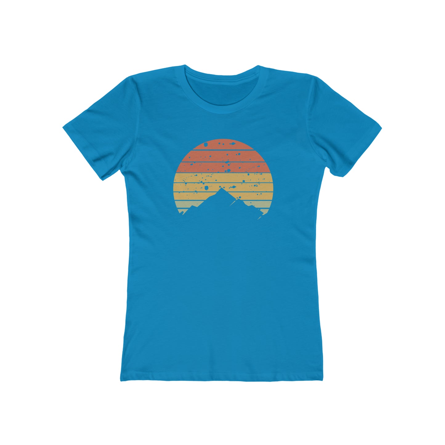 Mossy Mountain Sunset - The Boyfriend Tee for Women