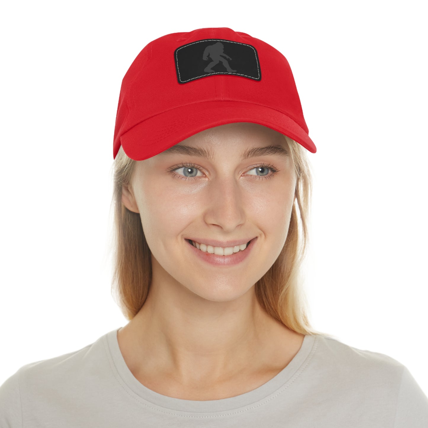 Bigfoot - Hat with Leather Rectangle Patch