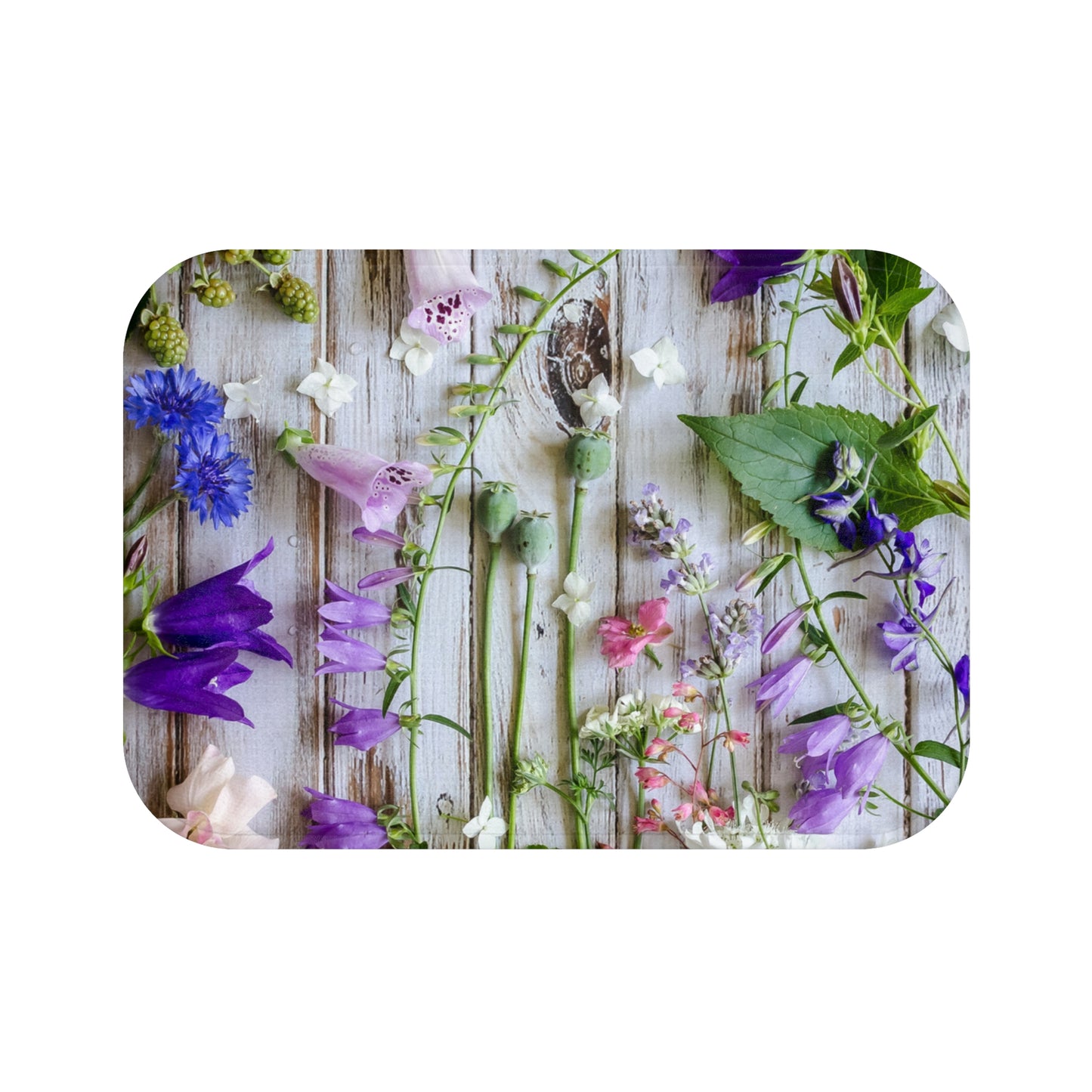 Flowers Bath Mat