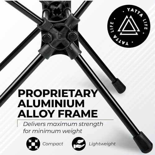 Low Back Ultralight Folding Camping Chairs - With Storage Pouch
