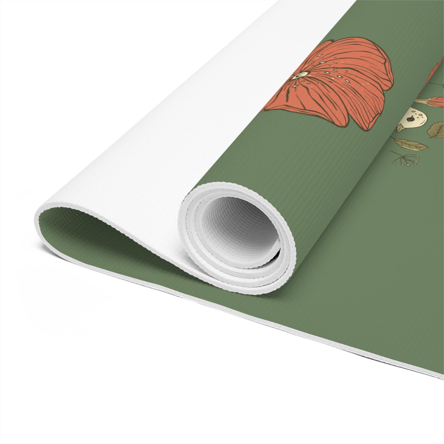 Vintage Bird Yoga Mat