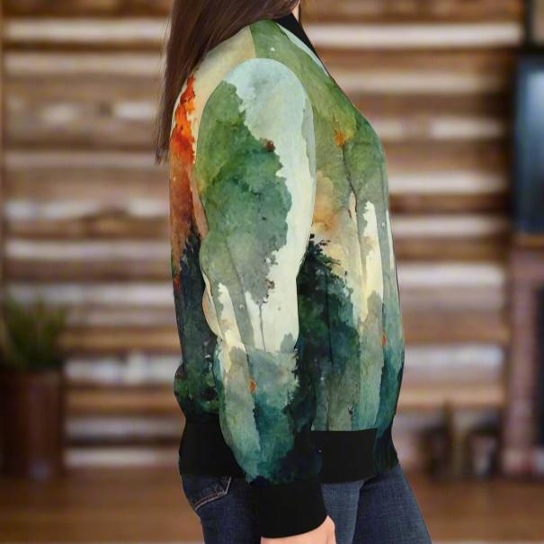 Mountain Air Bomber Jacket for Women