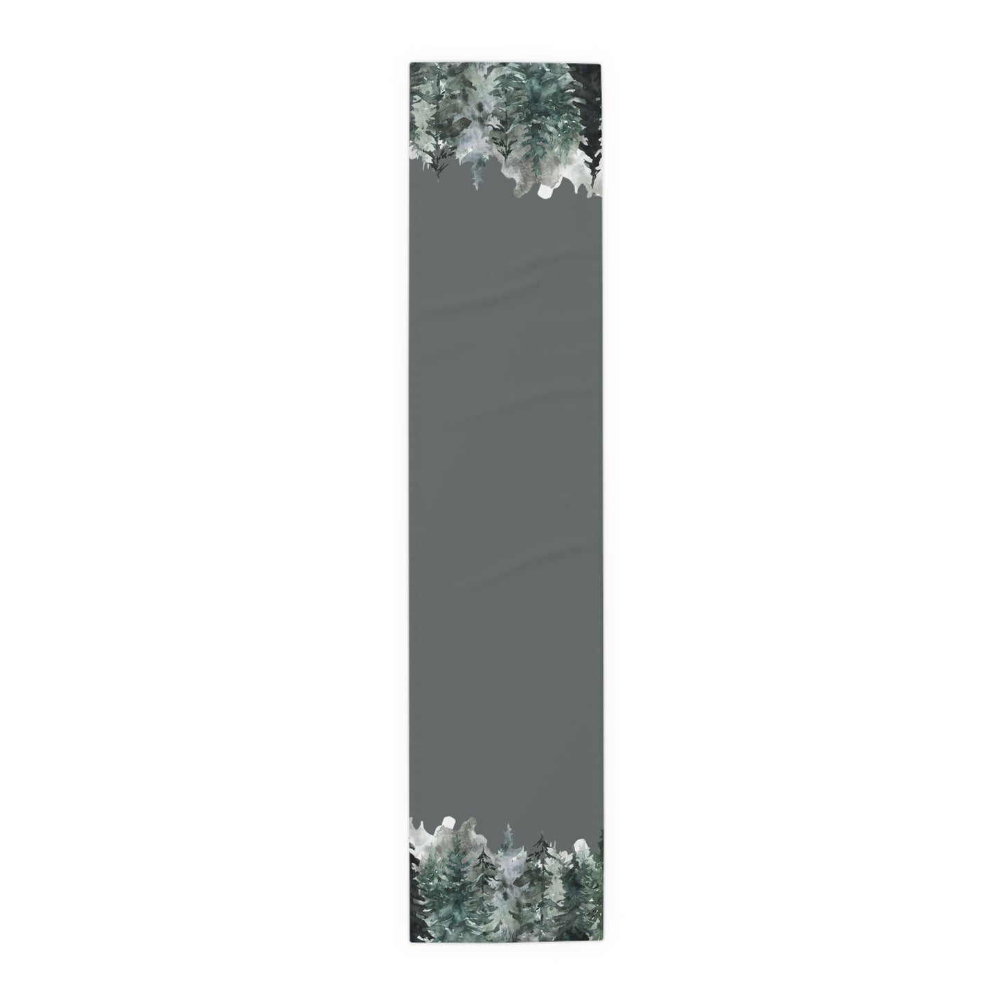 Grey Pine Table Runner (Cotton, Poly)