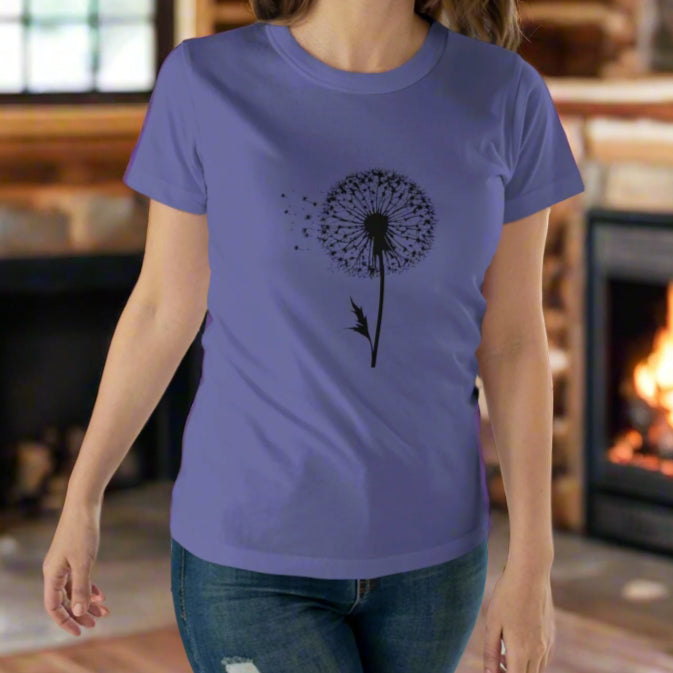 Dandelion Wishes T-shirt for Women