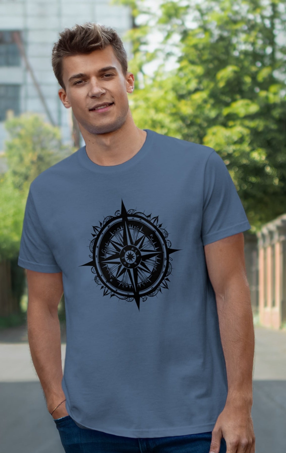 Compass T-shirt - Adventure Seeker Graphic Tee
