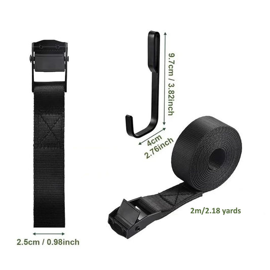 Multifunctional Tree Strap with Hooks