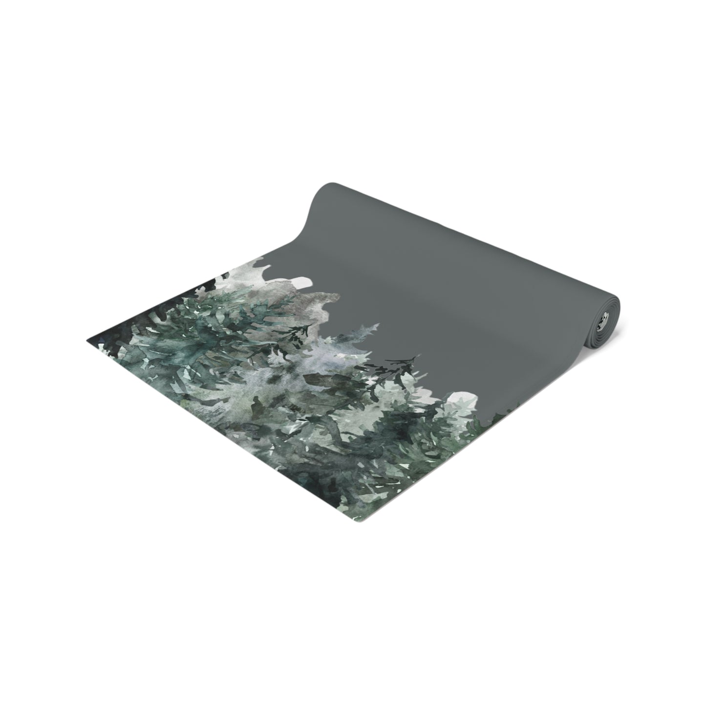 Grey Pine Table Runner (Cotton, Poly)