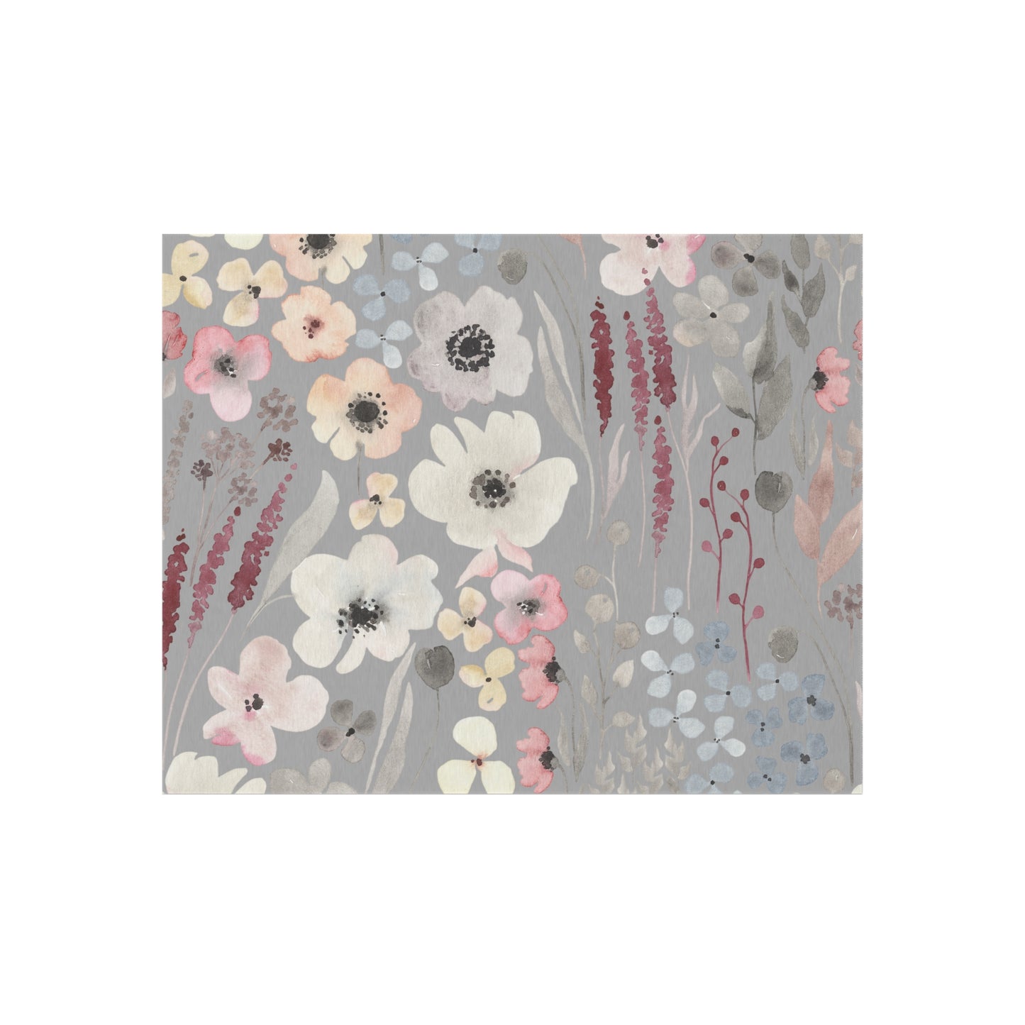 Pastel Flower Outdoor Rug