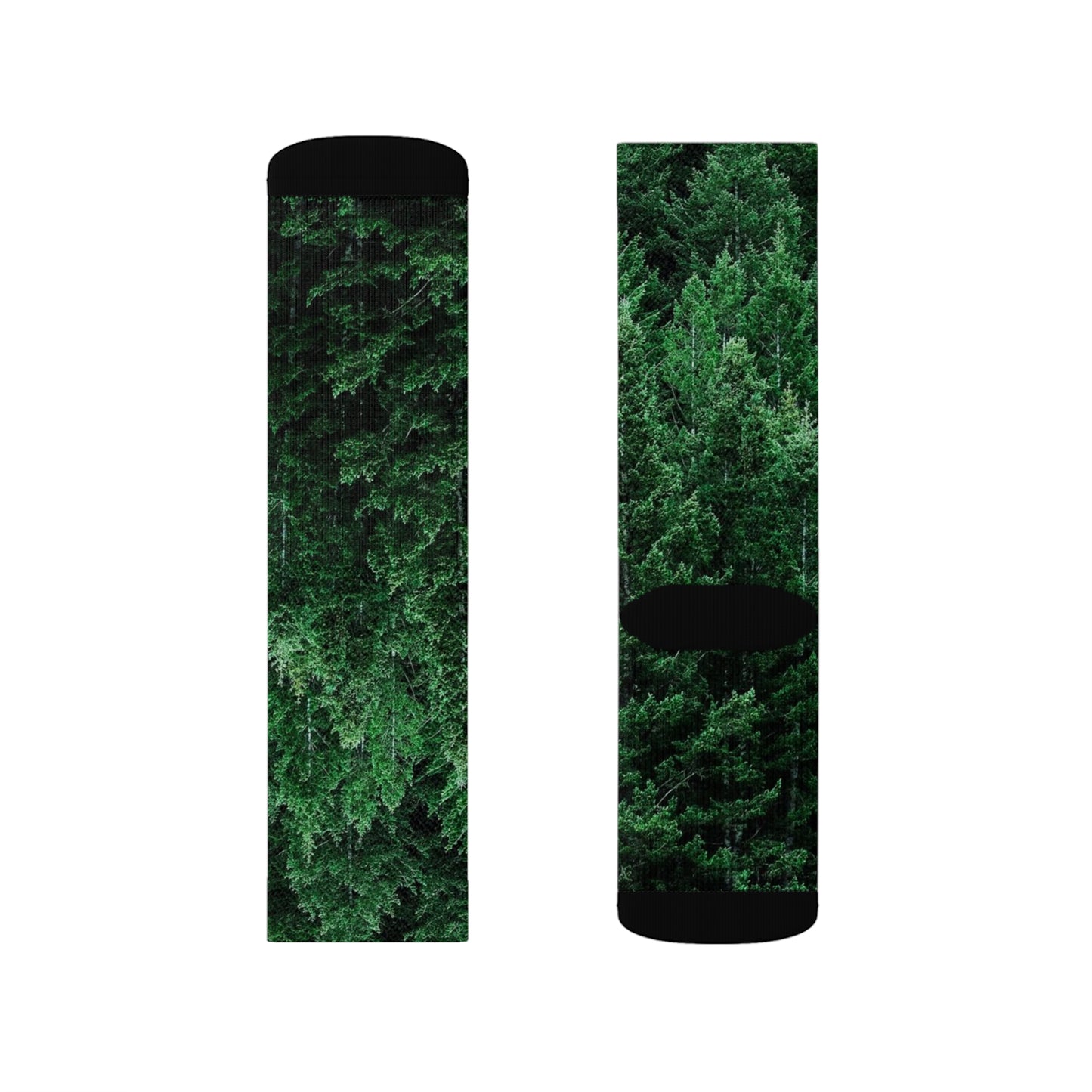 Forest Trees Sublimation Socks