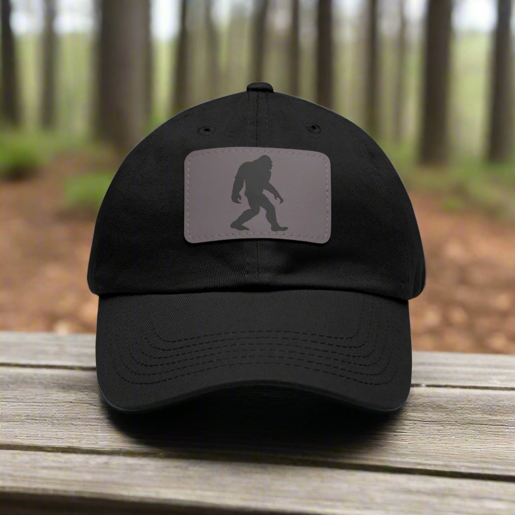 Bigfoot - Hat with Leather Rectangle Patch