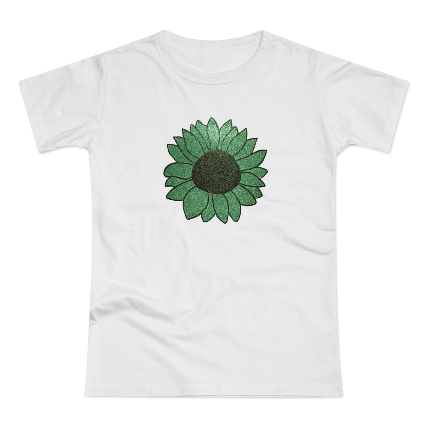 Green Flower Women's T-shirt