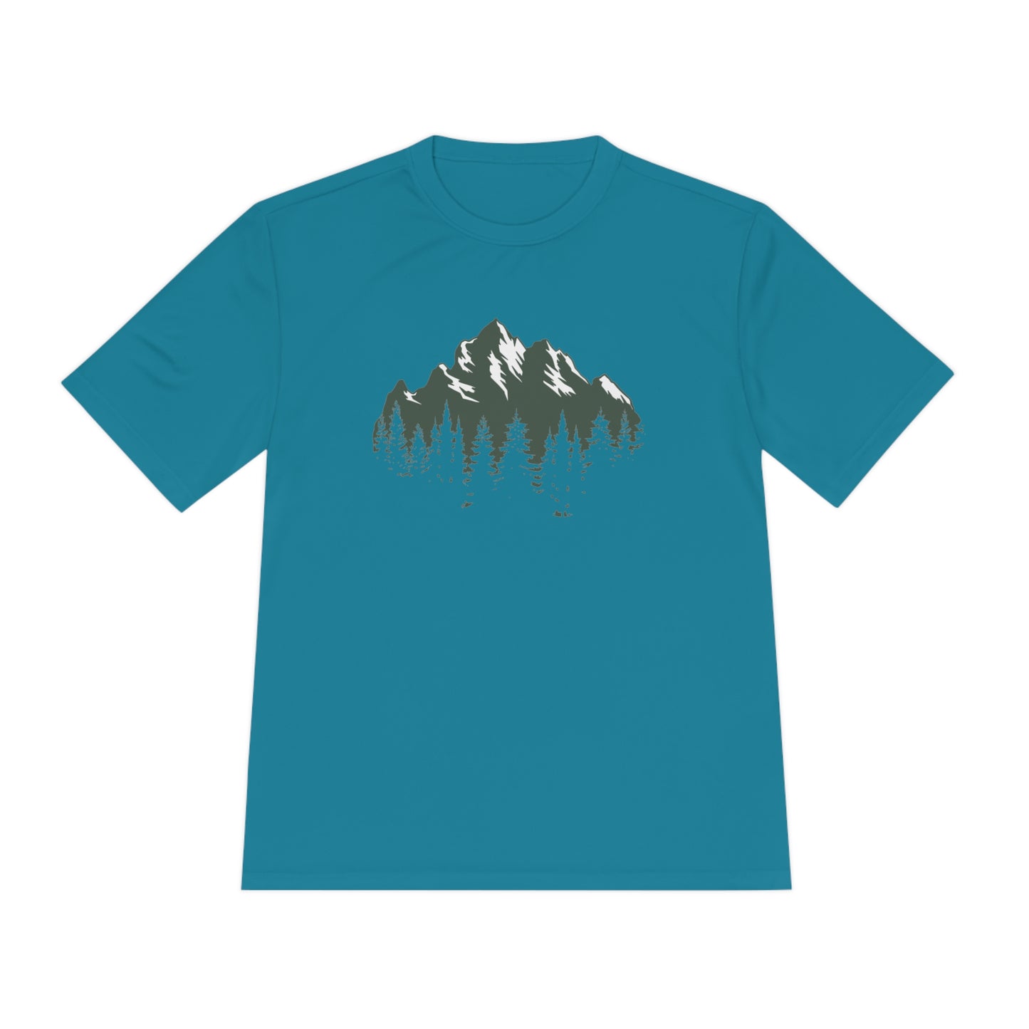Snow Mountain Cap Unisex Moisture Wicking Tee