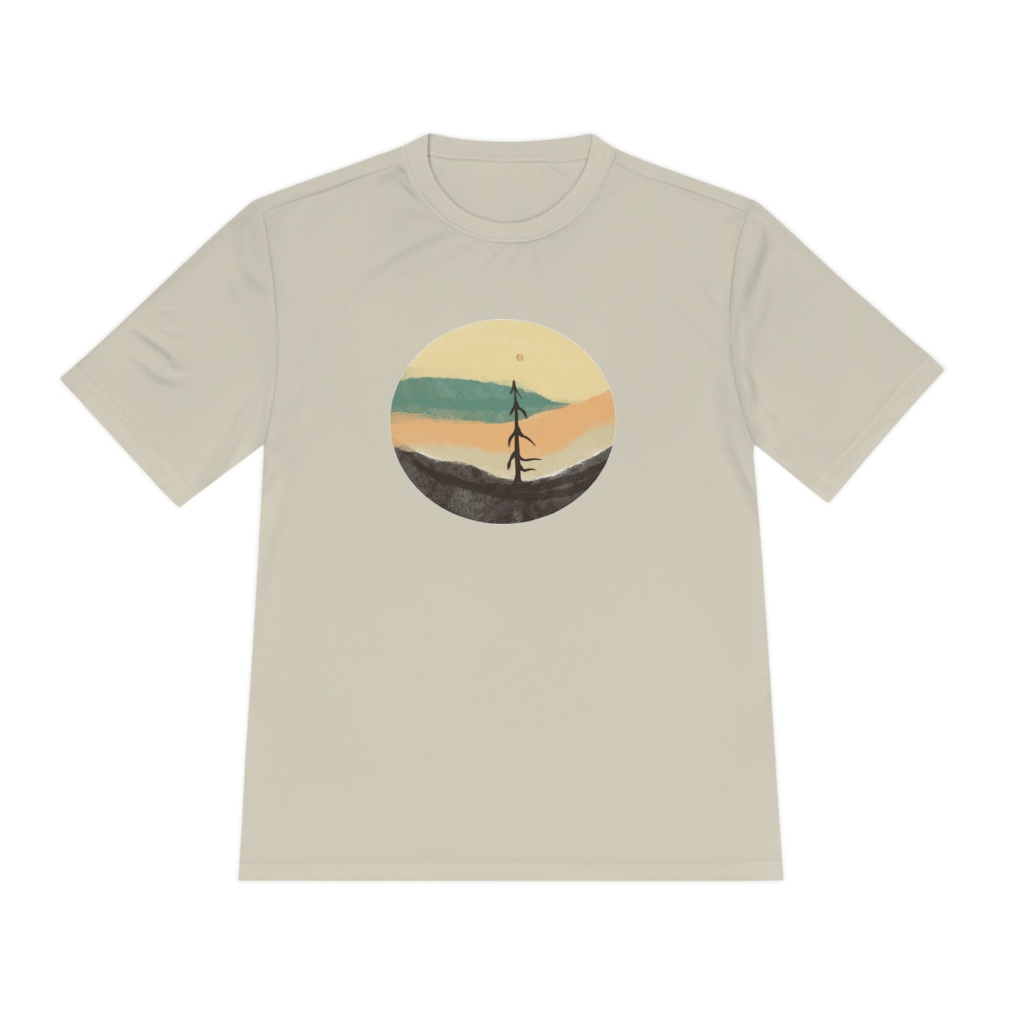 Lone Pine Sunset Unisex Moisture Wicking Tee