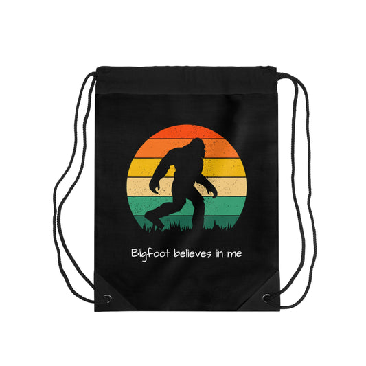 Bigfoot believes in me - Drawstring Bag