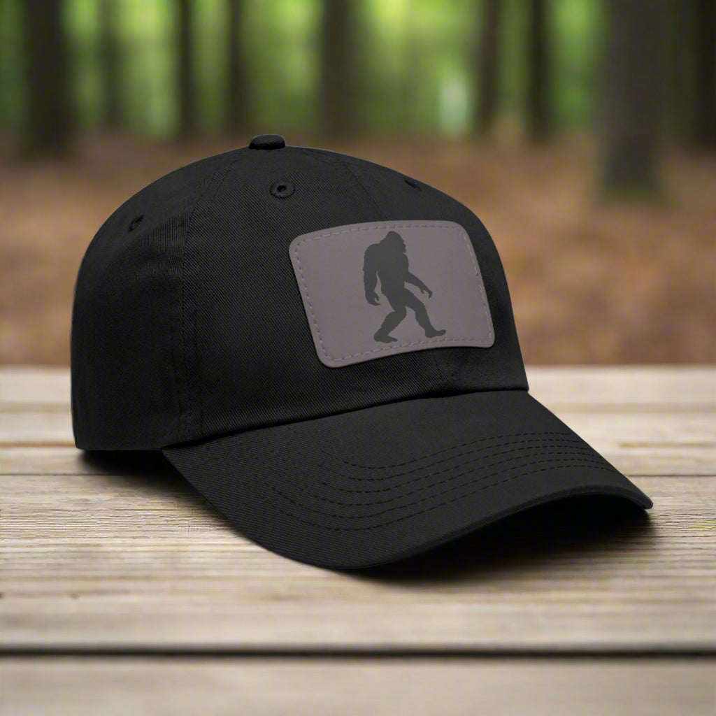 Bigfoot - Hat with Leather Rectangle Patch