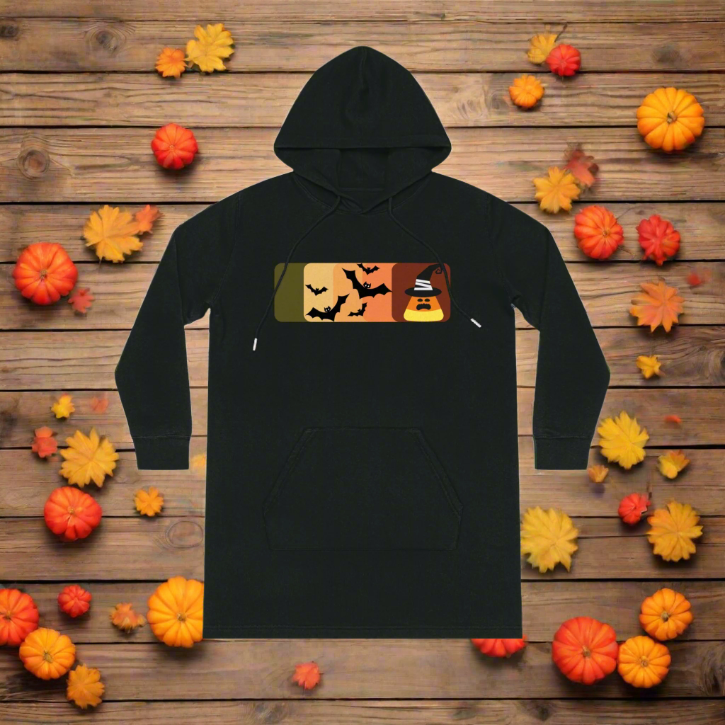 Candy Corn Streeter Hoodie Dress
