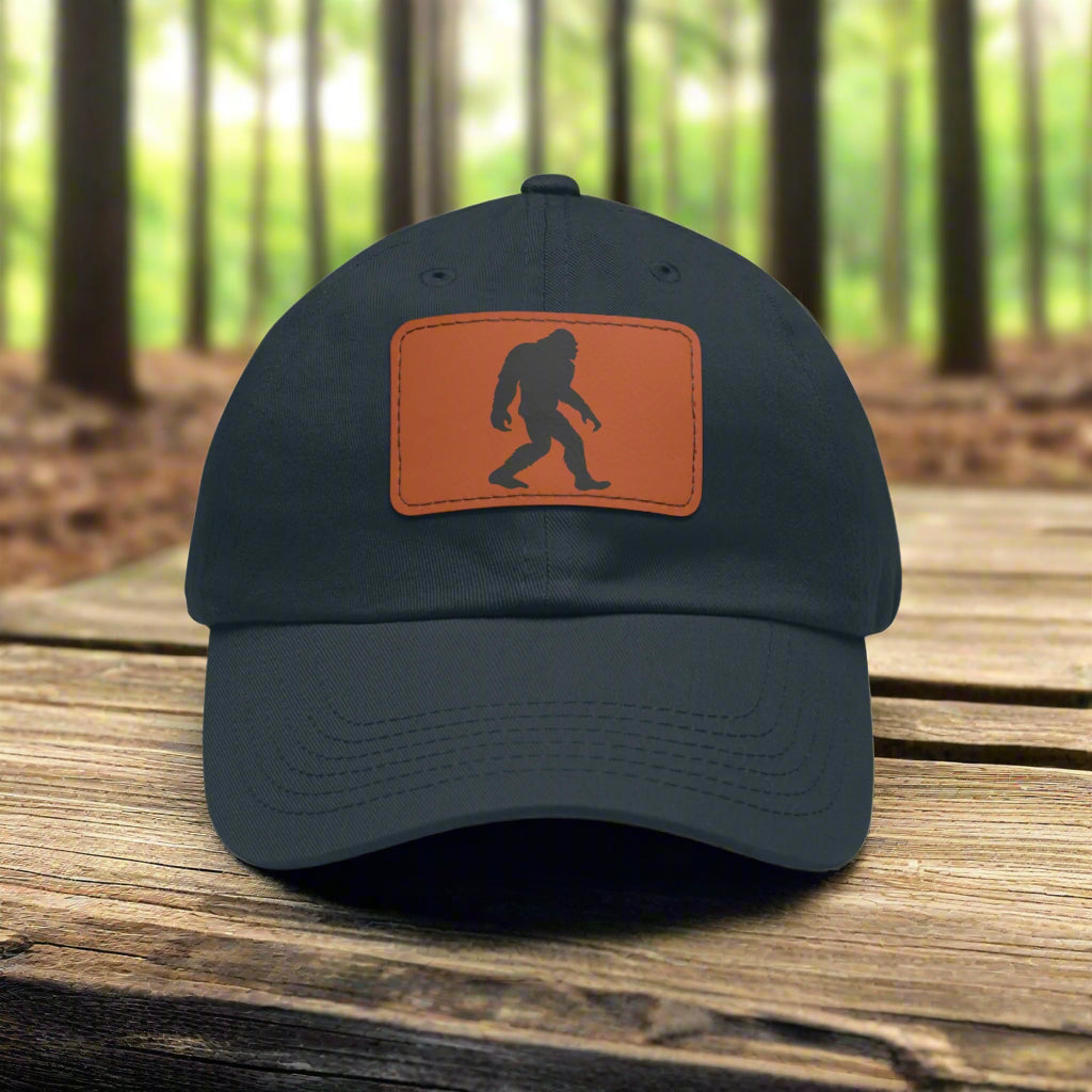 Bigfoot - Hat with Leather Rectangle Patch