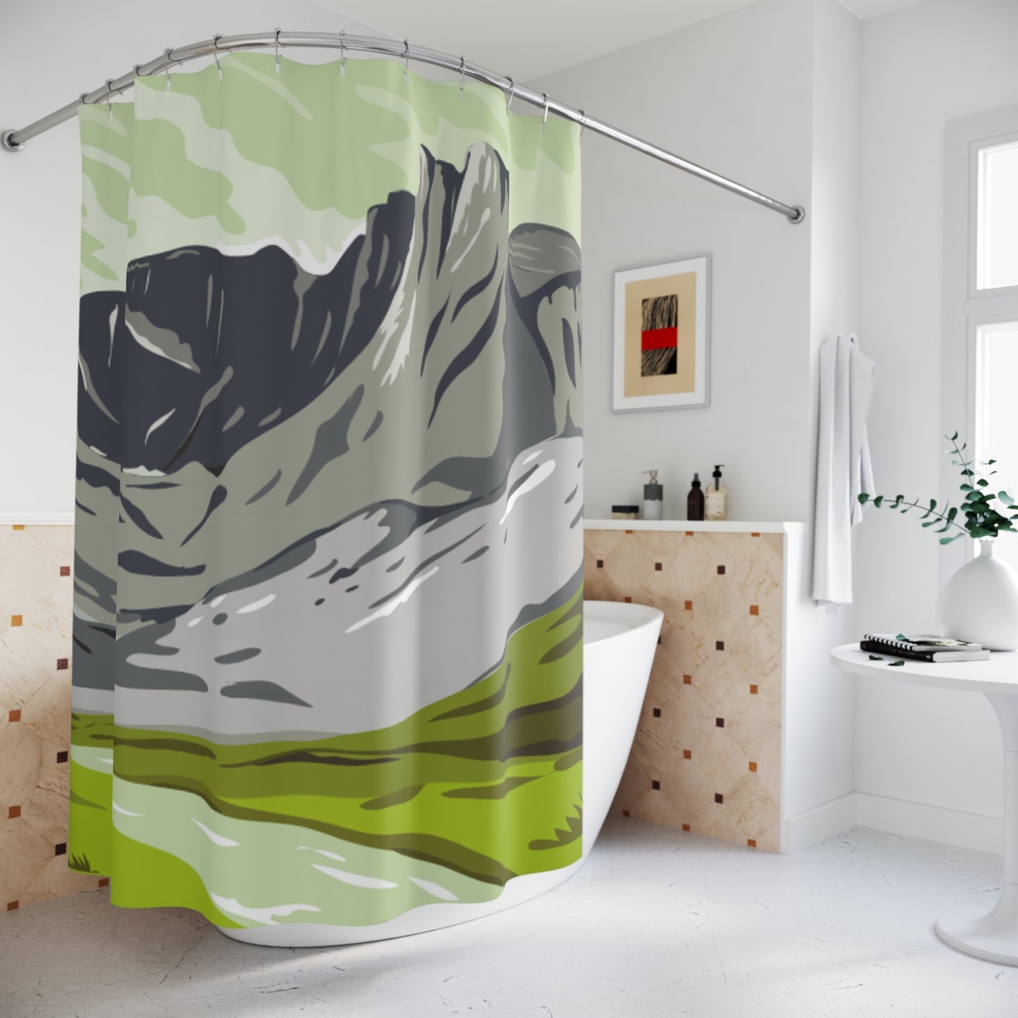 Mountain Road Shower Curtain