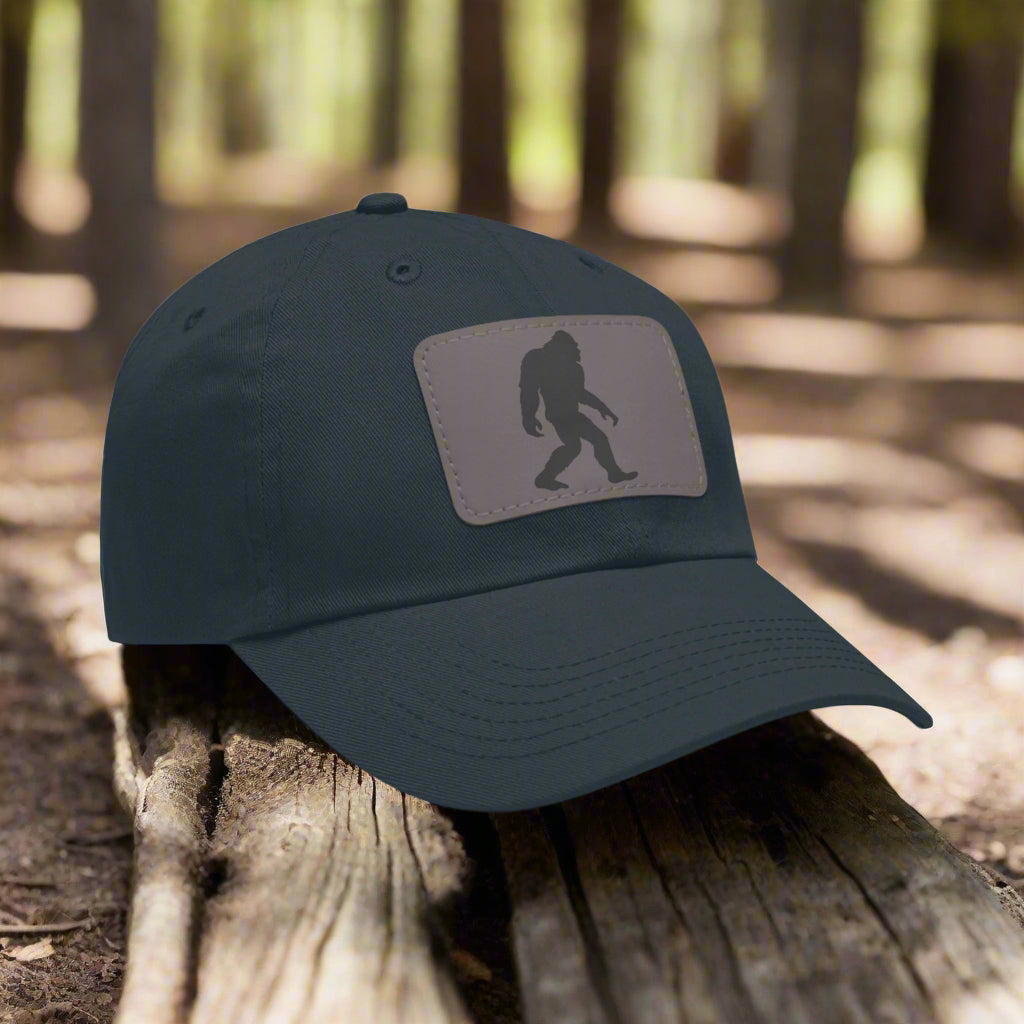 Bigfoot - Hat with Leather Rectangle Patch
