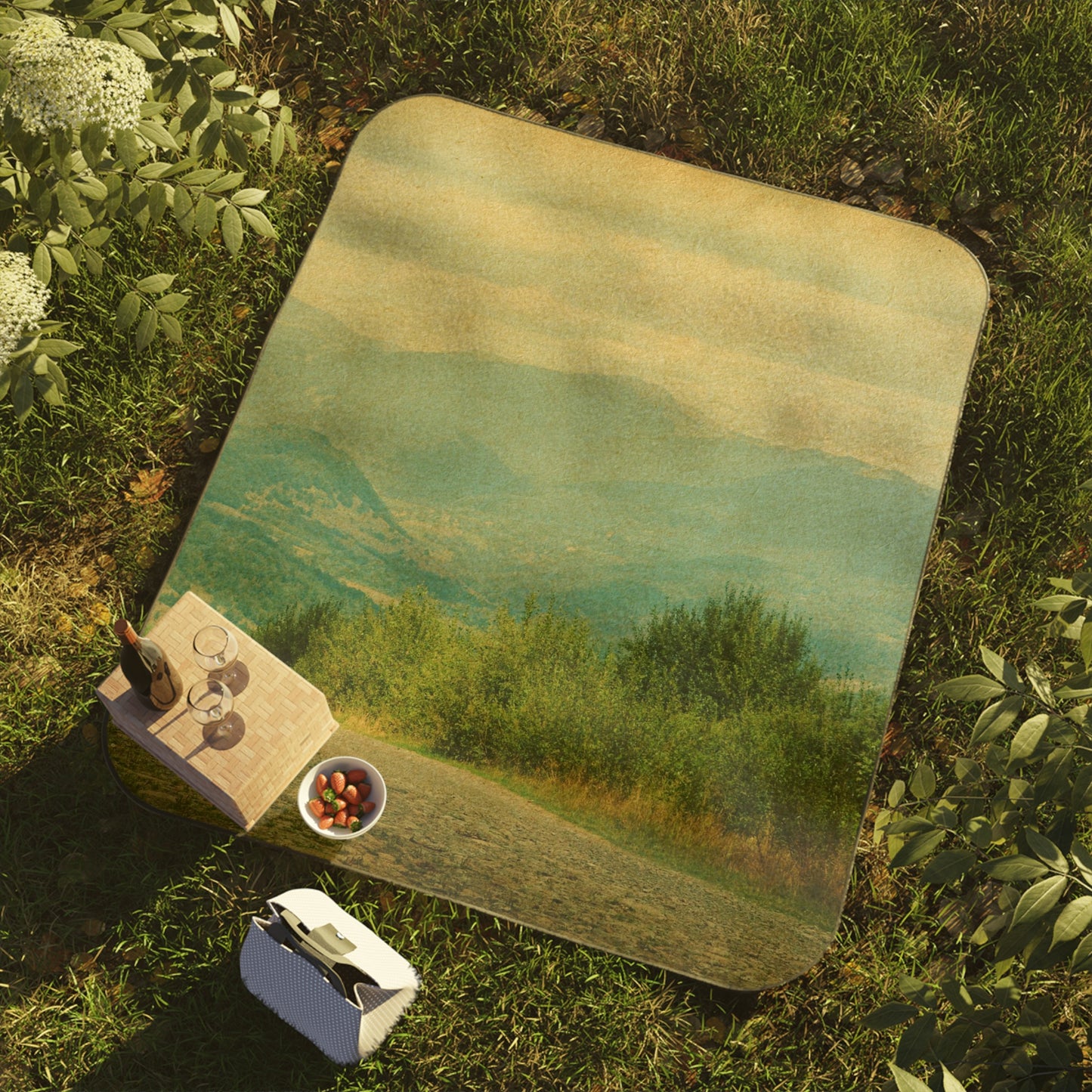 Country Roads Picnic Blanket