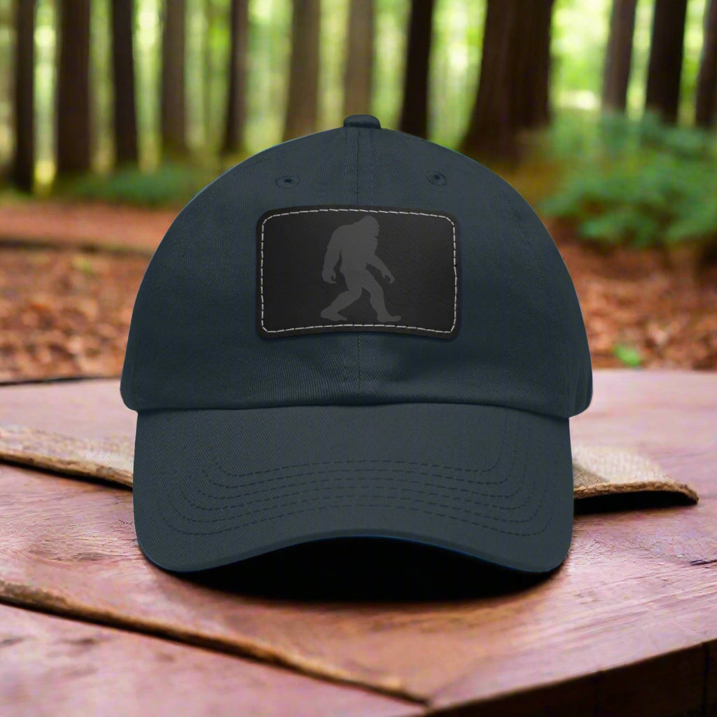 Bigfoot - Hat with Leather Rectangle Patch