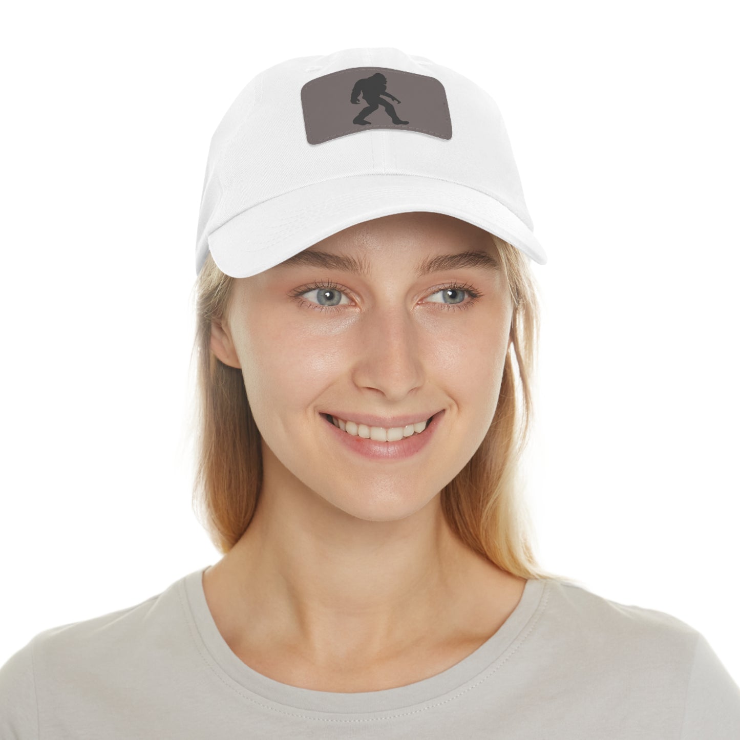 Bigfoot - Hat with Leather Rectangle Patch