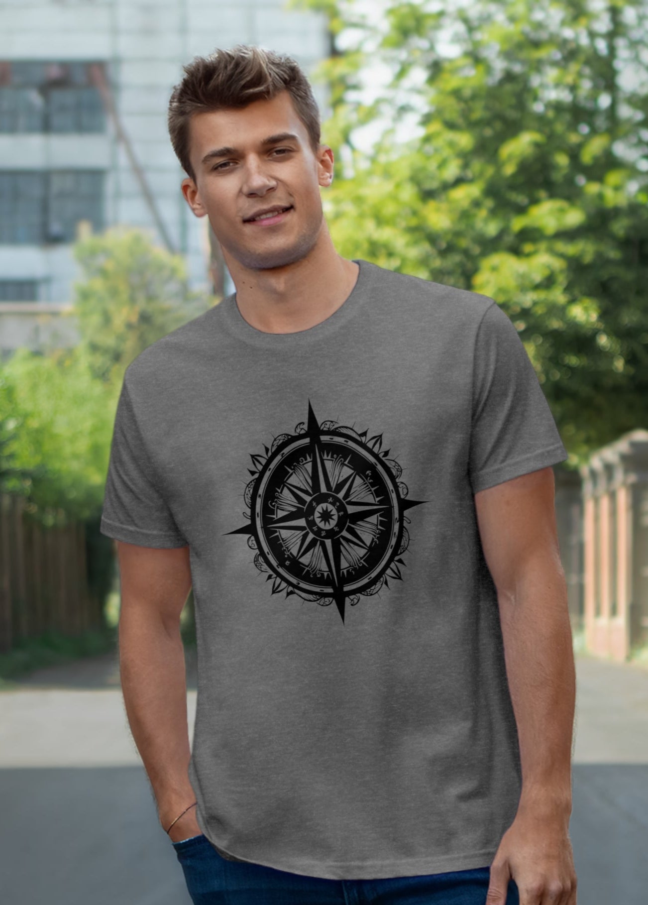 Compass T-shirt - Adventure Seeker Graphic Tee