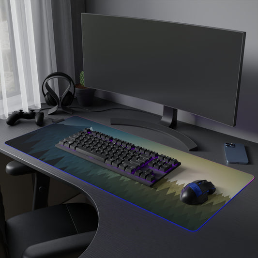 Blue Mountain LED Gaming Mouse Pad