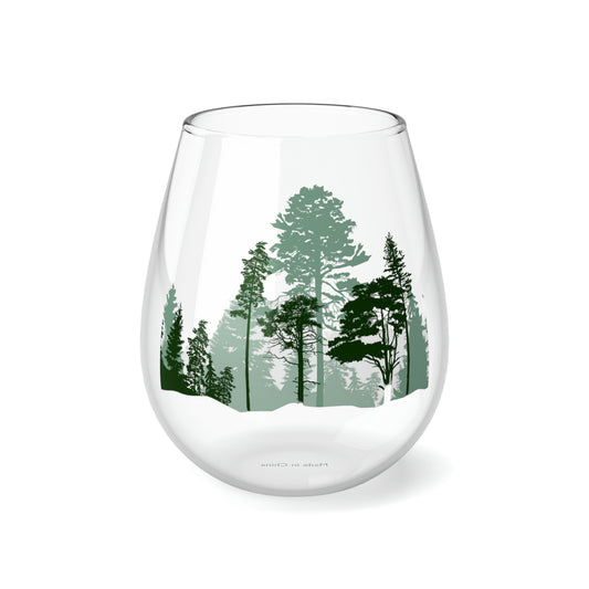 Forest Shadow Stemless Wine Glass, 11.75oz