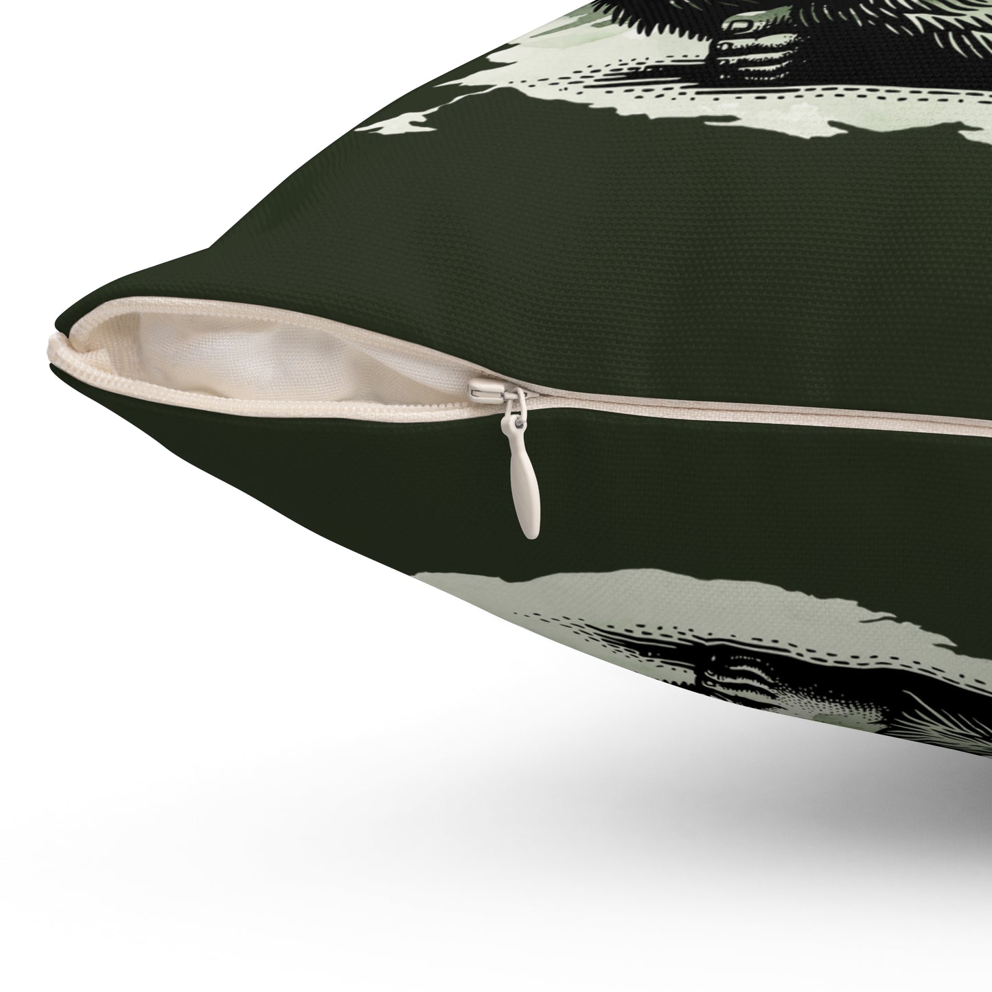 Bigfoot Zen Square Pillow