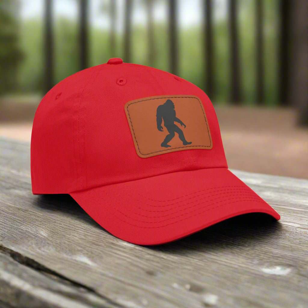 Bigfoot - Hat with Leather Rectangle Patch