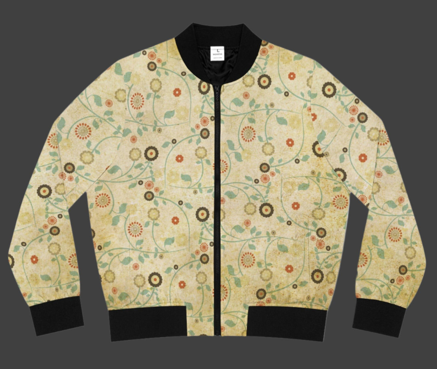 Vintage Flowers Women's Bomber Jacket